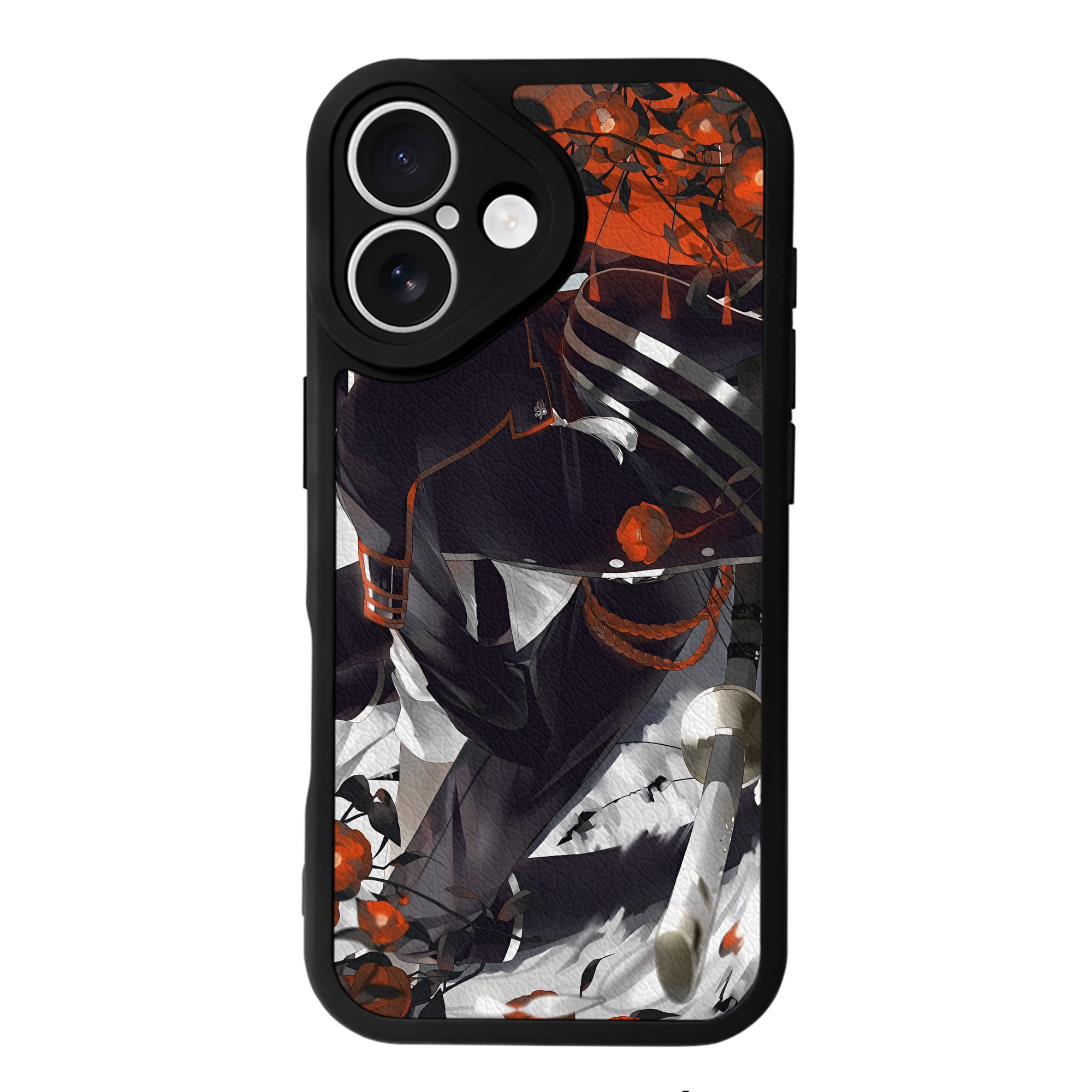 （画像用） 刀剣乱舞 Touken Ranbu 【iPhone 16シリーズ対応】シリコンスマホケース（レザー調） 材質：シリコン